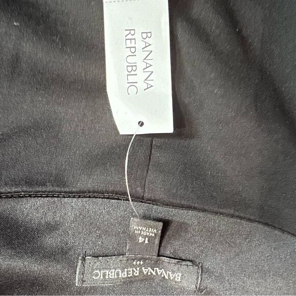 NEW Banana Republic Sleeveless Black Dress With Cutouts, PLUS size 14 - Picture 6 of 7